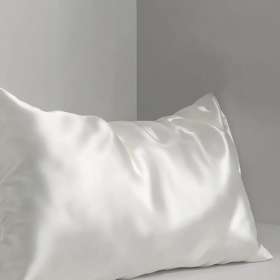 Kivien Silk šilkinis pagalvės užvalkalas „Coconut White”