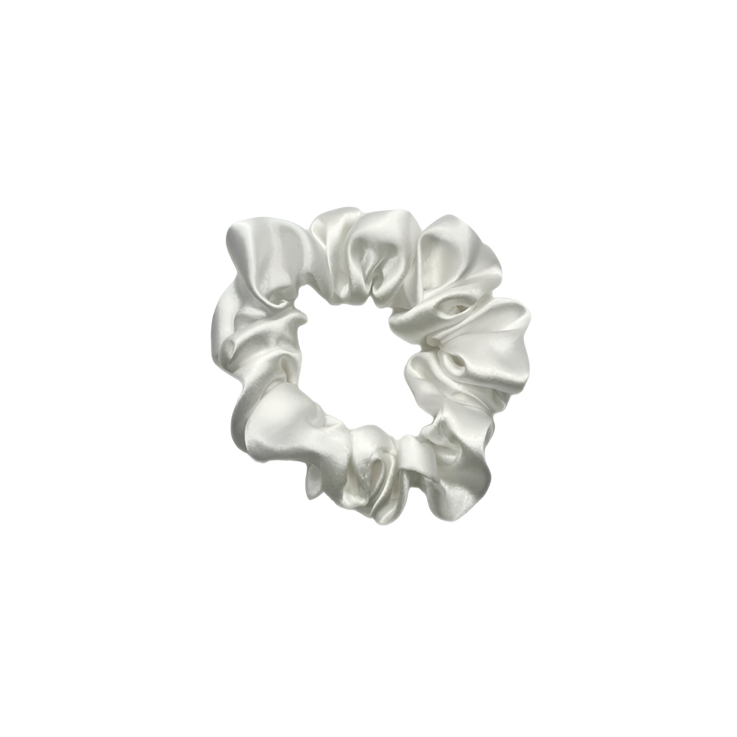 Kivien Silk šilkinė plaukų gumytė „Coconut White”